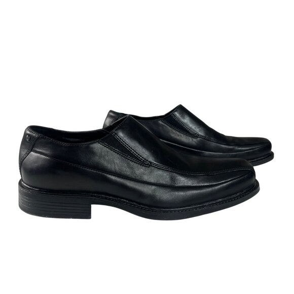Rockport Leather Slip-On Dress Shoes Mens Size 10 Black - Picture 1 of 9